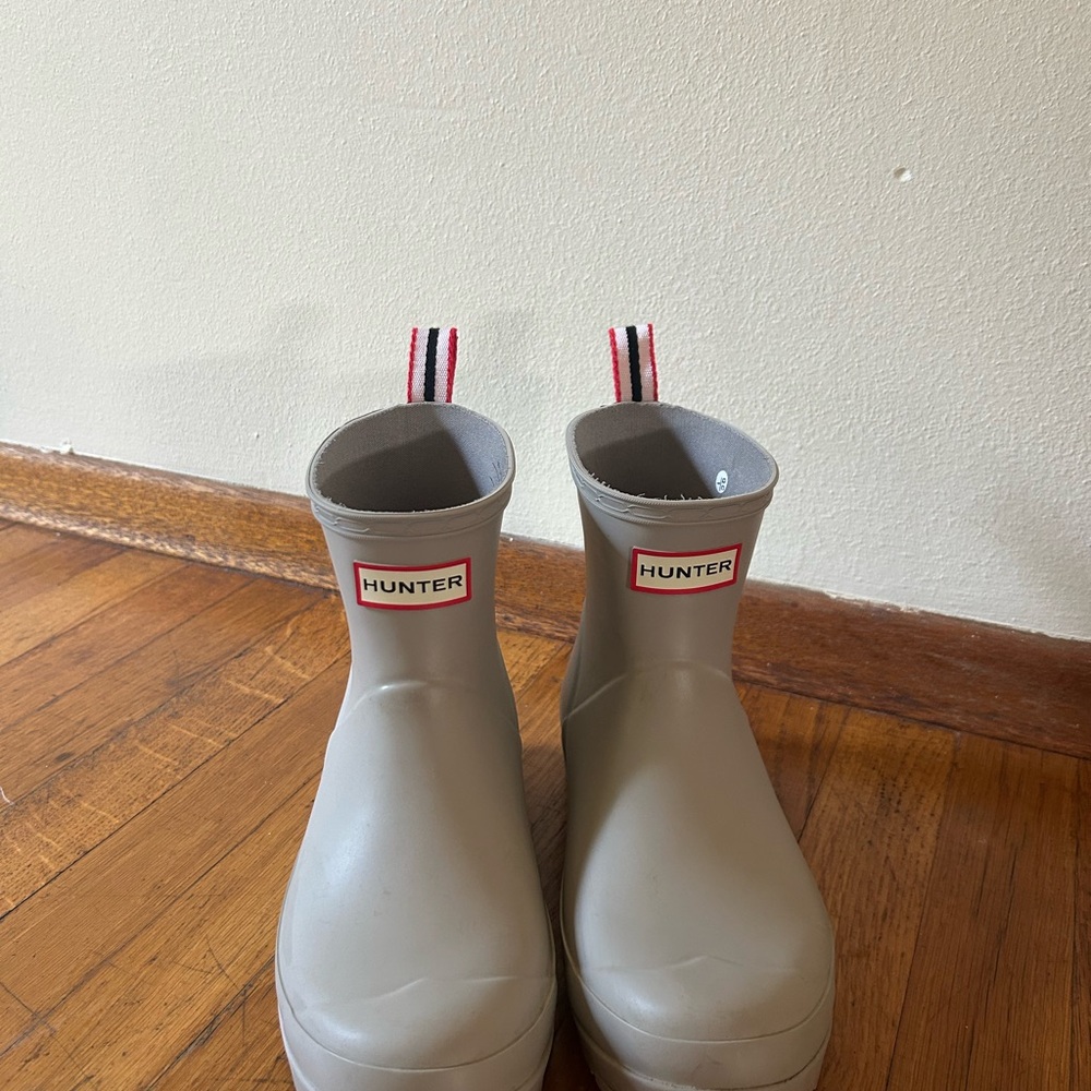 Hunter Gray Play Short Wellies